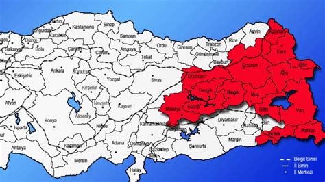 Elazığ, Erzincan, Erzurum, Malatya, Tunceli, Kars, Iğdır, Ardahan, Van, Bingöl, Hakkari, Bitlis, Ağrı နှင့် Muş တို့ကို တစ်ခုပြီးတစ်ခုသတိပေးခဲ့သည်။ အိမ်မှာတောင် ခံစားရလိမ့်မယ်။
